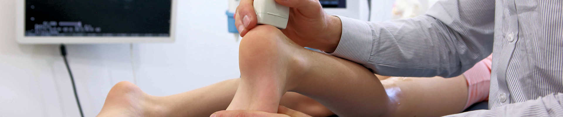 Ultrasound on foot